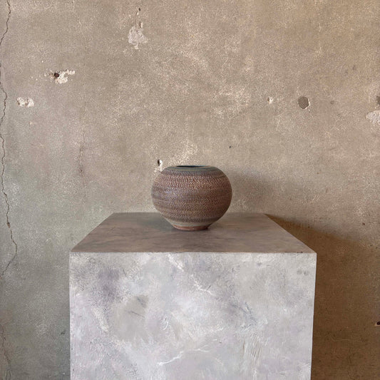 Signed Hand Thrown Ceramic Pot