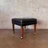 Mid Century Ottoman On Casters