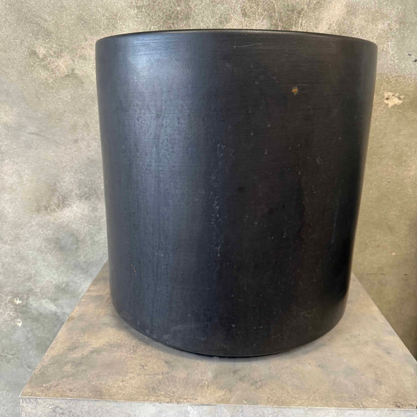 Mid Century Modern Black Gainey Garden Pot
