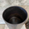 Mid Century Modern Black Gainey Garden Pot