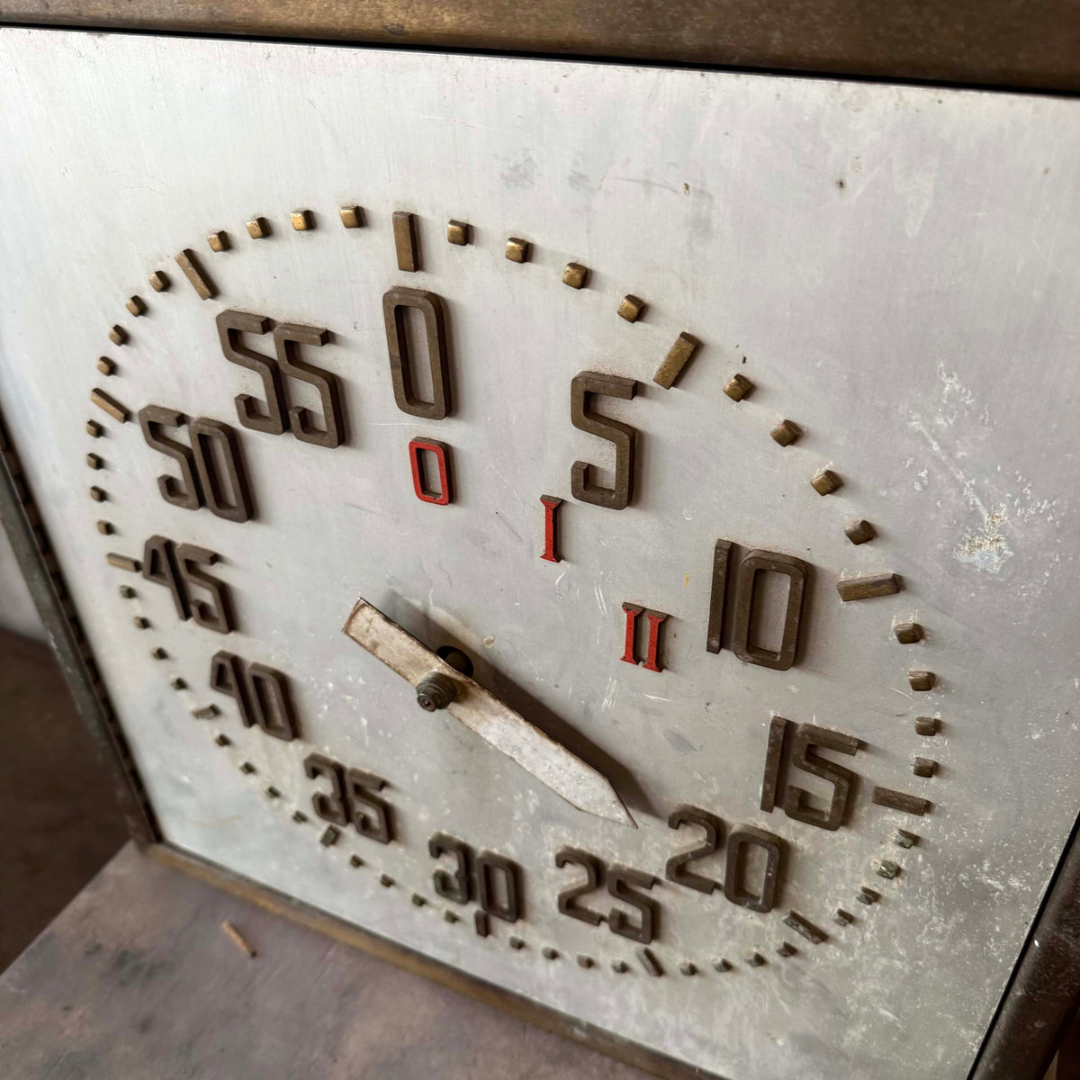 Vintage 1930s Ceiling Mounted Lap Timer From The Beverly Hills Plunge Pool