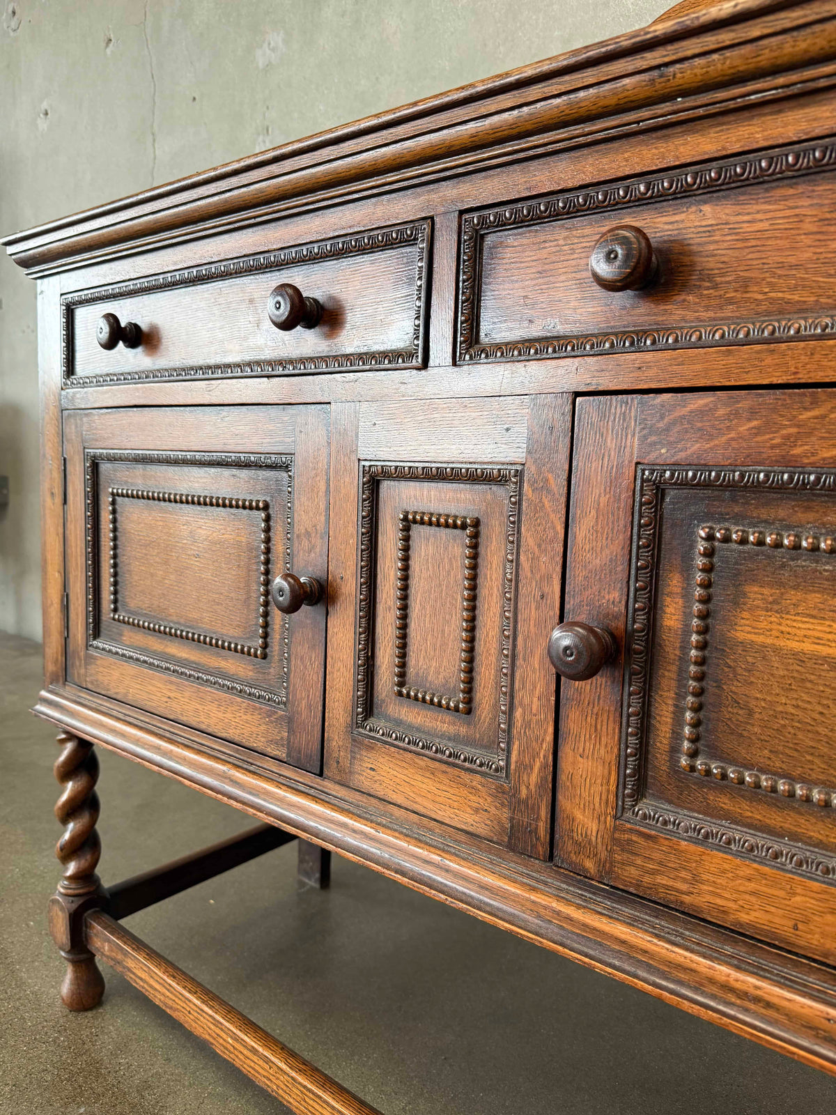 Antique Oak Sideboard C. 1920s "As-Is"