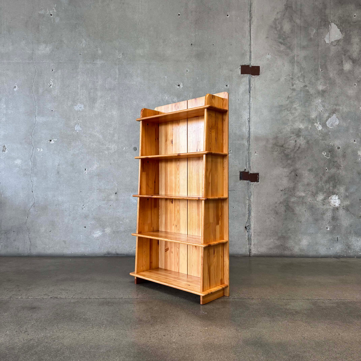 Pine Bookcase In The Style Of Maison Regain #3
