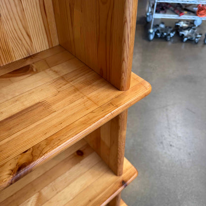 Pine Bookcase In The Style Of Maison Regain #3