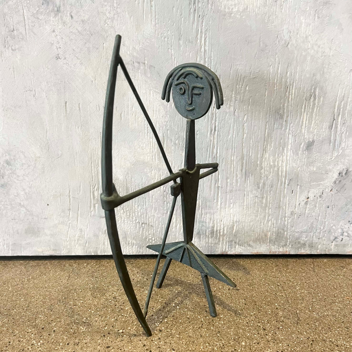 Vintage Mid Century Modern Sculptre By Janos Percz Designed & Made in Hungary