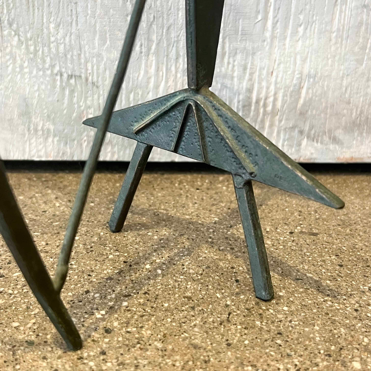 Vintage Mid Century Modern Sculptre By Janos Percz Designed & Made in Hungary
