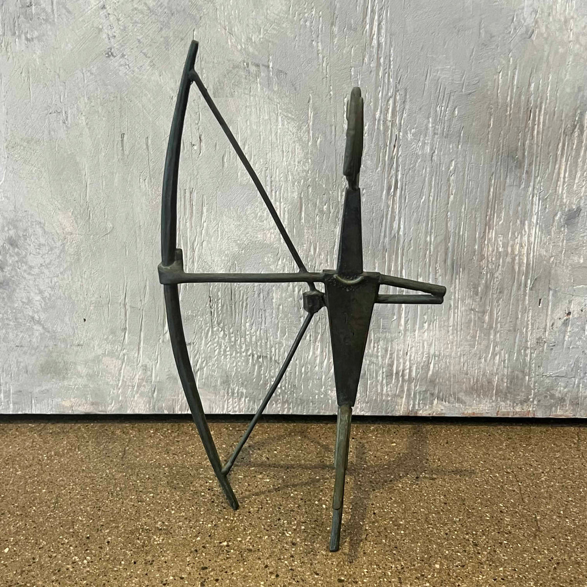 Vintage Mid Century Modern Sculptre By Janos Percz Designed & Made in Hungary