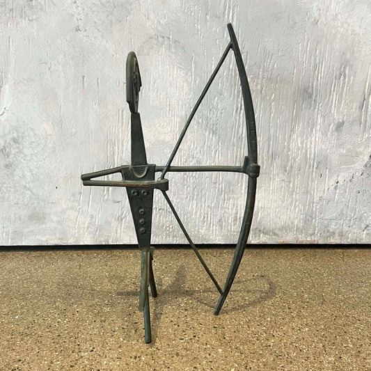 Vintage Mid Century Modern Sculptre By Janos Percz Designed & Made in Hungary
