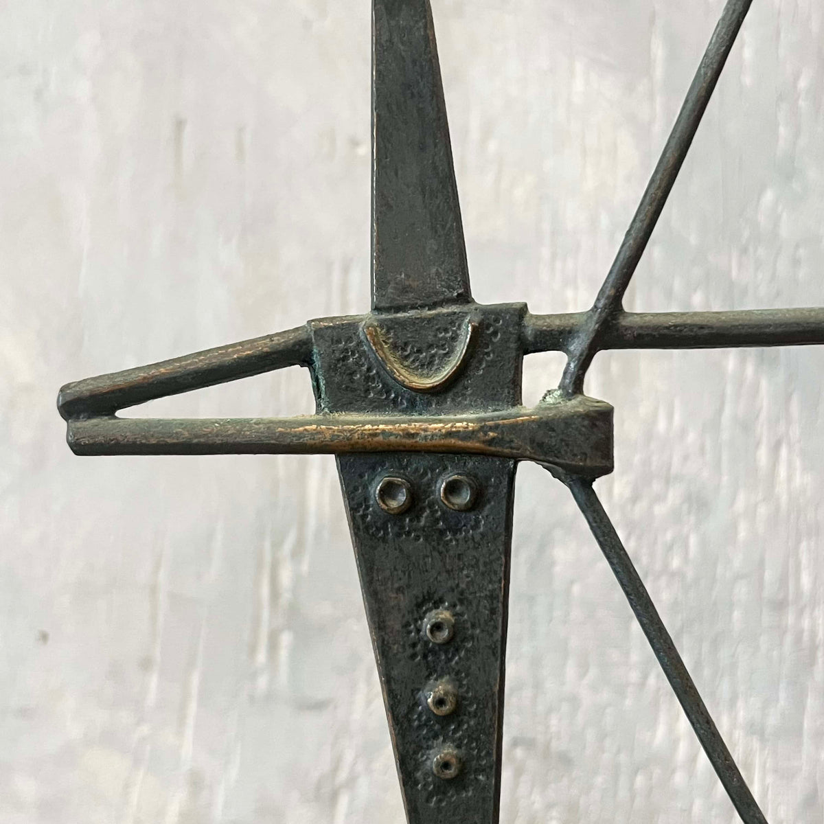 Vintage Mid Century Modern Sculptre By Janos Percz Designed & Made in Hungary