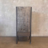 Vintage Industrial File Cabinet - Steel w/ Brass Pulls