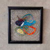 Retro Mosaic Glass Framed Art