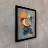 Retro Mosaic Glass Art by J. Carroll
