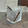 HOYA Glacier Crystal Ice Bucket w/ Tongs & Stainless Strainer - Made in Japan