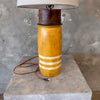 Large Painted Wood Lamp - Modern
