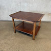 1964 Lane Walnut 2-Tier End Table
