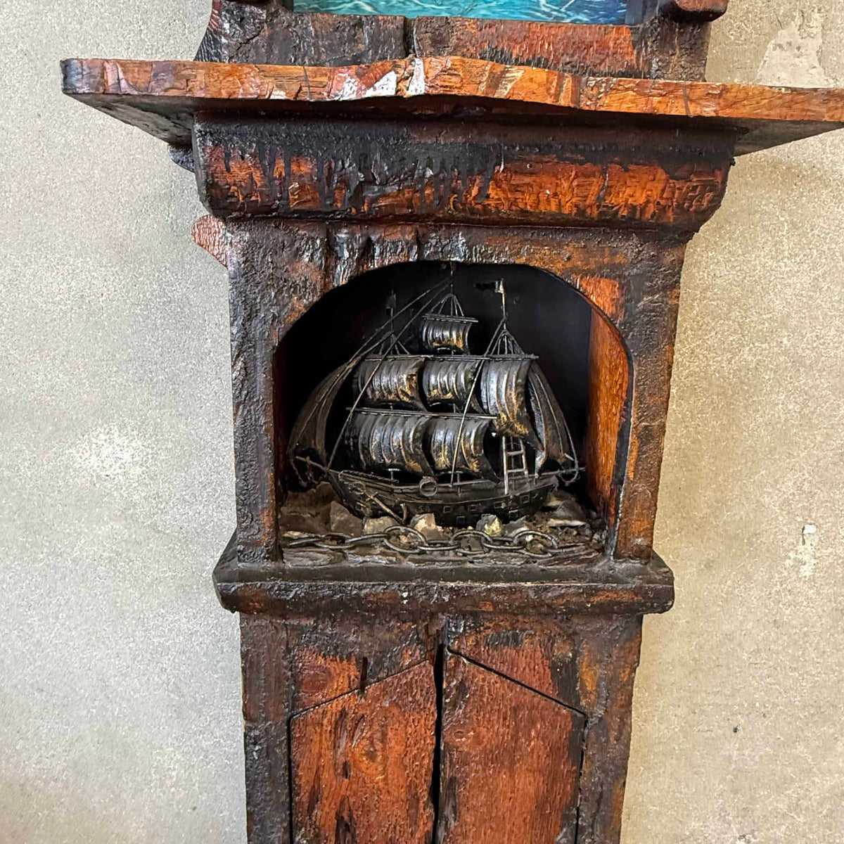 Custom Grandfather Clock in the Manner of Witco Furniture
