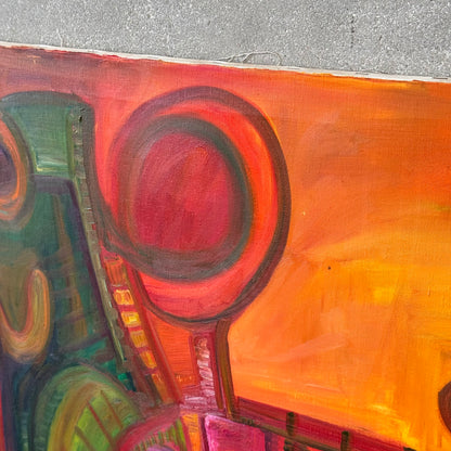 1980's California Art Gordon Virario Acrylic
