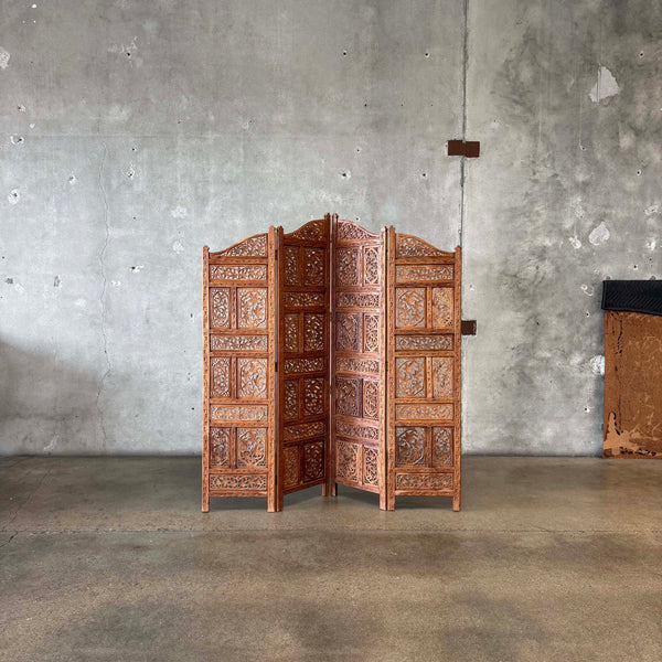 Carved Folding Screen