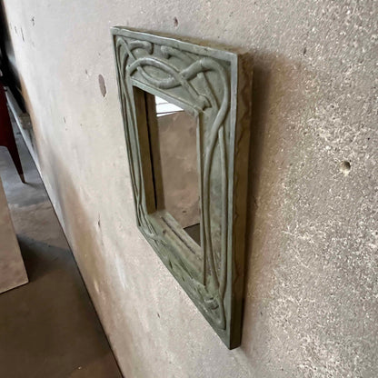 Celtic Style Mirror With Concrete Frame