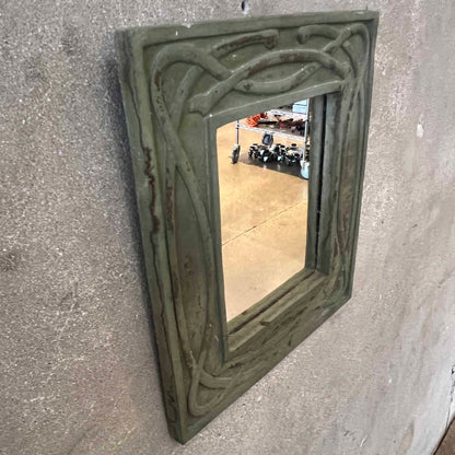 Celtic Style Mirror With Concrete Frame