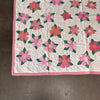 1940s Vintage Floral Applique Handmade Coverlet
