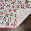 1940s Vintage Floral Applique Handmade Coverlet