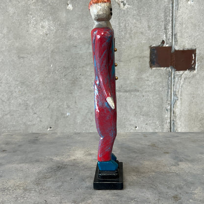 Ned E. Shultz "Woman With Weave" #536 - 2014 Wooden Sculpture