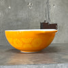 Vintage Pyrex #444 Sunflower Orange Four Quart Cinderella Mixing Bowl