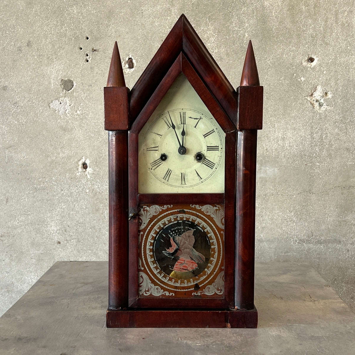 Mid Century (19th Century) Atkins Clock Company
