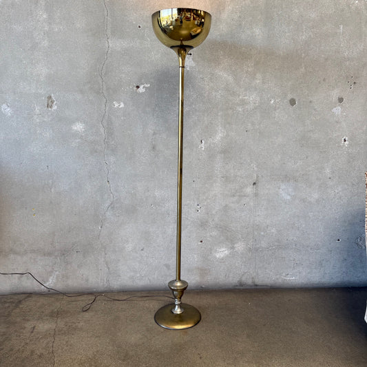 Mid Century Modern Brass Floor Lamp