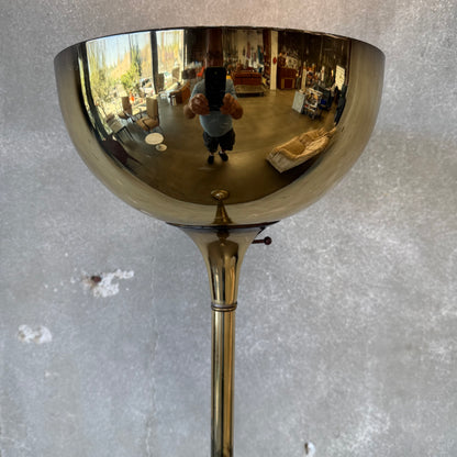 Mid Century Modern Brass Floor Lamp