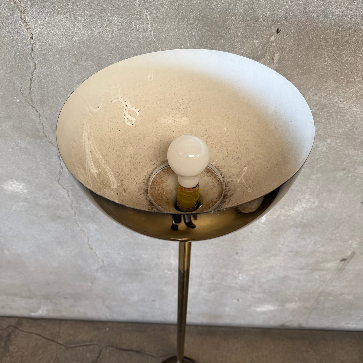 Mid Century Modern Brass Floor Lamp