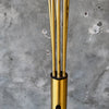 Vintage Italian Modern Brass Arc Floor Lamp - Six Lights w/ Dimmer