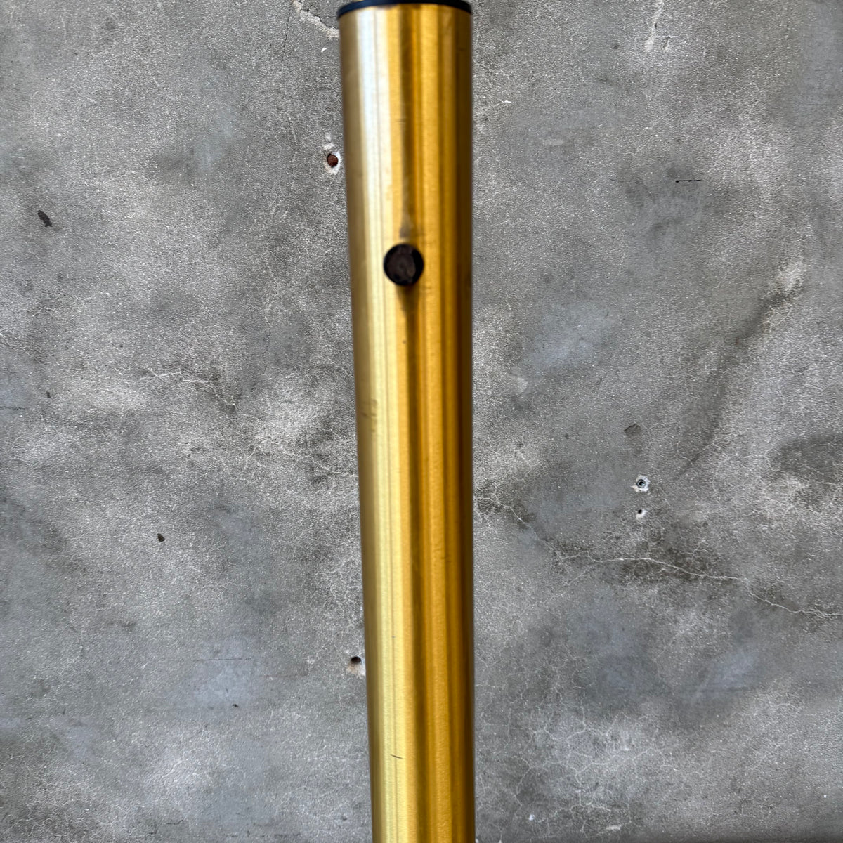 Vintage Italian Modern Brass Arc Floor Lamp - Six Lights w/ Dimmer