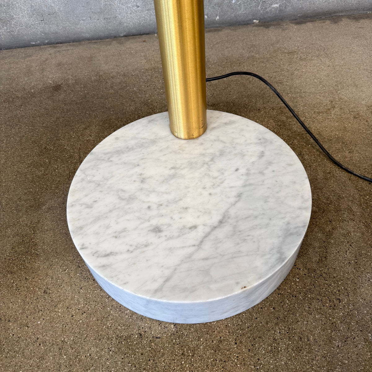 Vintage Italian Modern Brass Arc Floor Lamp - Six Lights w/ Dimmer