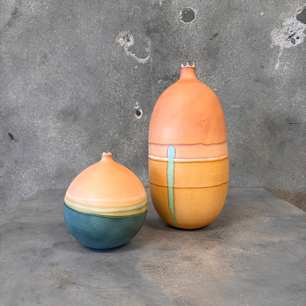 Pair of Elyse Graham Drip Vases