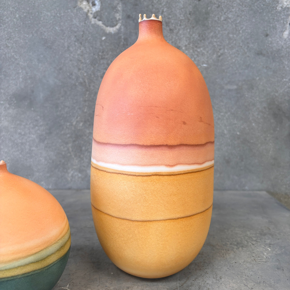 Pair of Elyse Graham Drip Vases