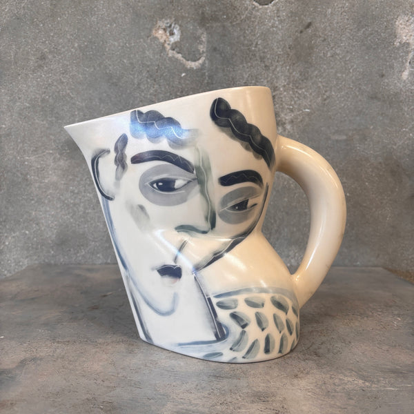 Face Vase Pitcher