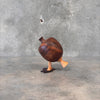Turned Wood Bird Vase