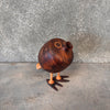 Turned Wood Bird Vase
