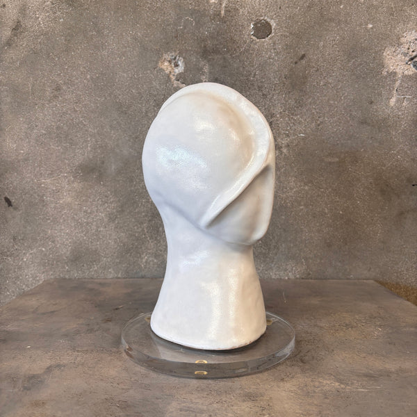 Stan Nydell Head "White" on Lucite