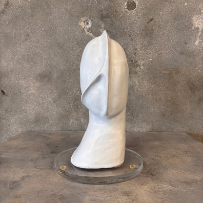 Stan Nydell Head "White" on Lucite