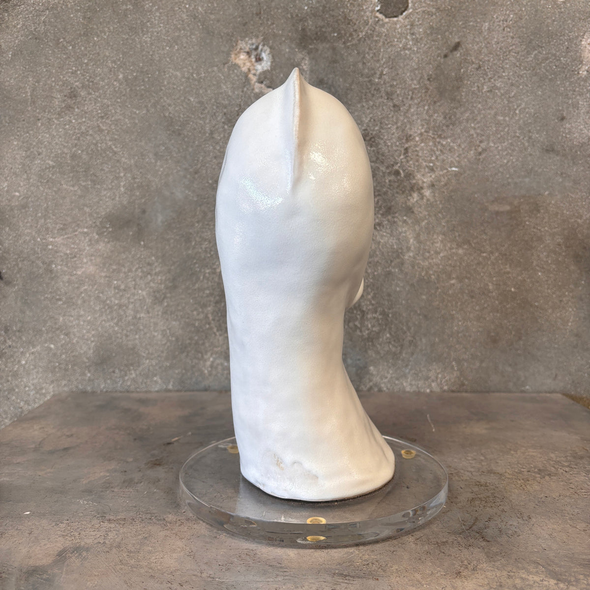 Stan Nydell Head "White" on Lucite