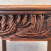 Set of Four Vintage JL George Hand Carved Nesting Tables