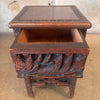 Set of Four Vintage JL George Hand Carved Nesting Tables