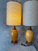 Pair of Mid Century Modern 1960s - 1970s Table Lamps w/ Shades