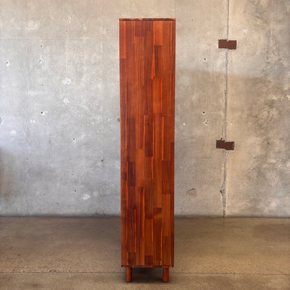 Jaime Wide Bookcase Acacia Wood