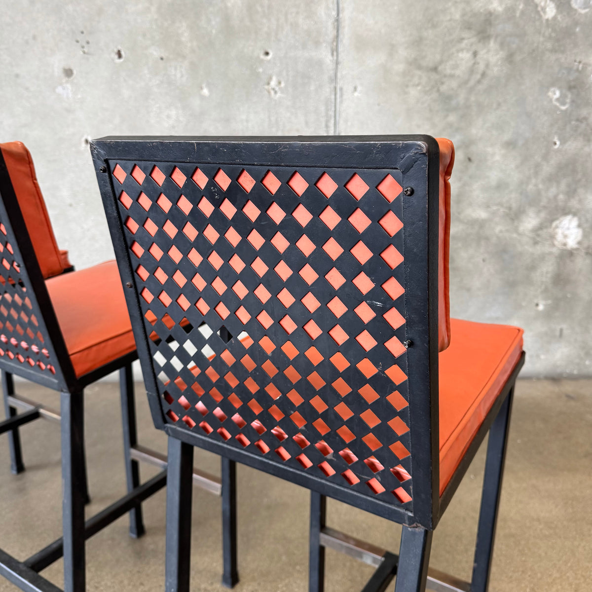 Set of Three Mid Century Barstools