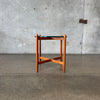Teak & Glass Danish Side Table #1