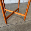 Teak & Glass Danish Side Table #1